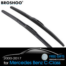 BROSHOO Car Windshield Wiper Blade Rubber 2000 To 2017 For Mercedes Benz C Class W203 W204 W205 C180 C200 C300 Auto Accessories 2024 - buy cheap