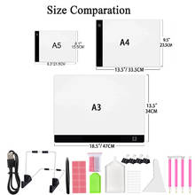 NEW A3/A4/A5 Size Drawing Tablet Led Light Pad Tablet Diamond Painting Eye Protection Bright Copy Board Diamond Embroidery Art 2024 - buy cheap