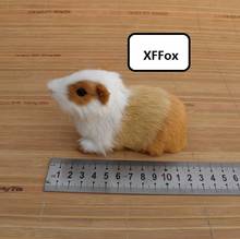 small real life yellow Hamsters model plastic&furs cute Hamsters doll home decoration gift about 12x6x7cm xf2193 2024 - buy cheap