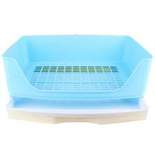 SHGO HOT-Large Rabbit Litter Box with Drawer, Corner Toilet Box with Grate Potty Trainer, Bigger Pet Pan for Adult Guinea Pigs, 2024 - buy cheap