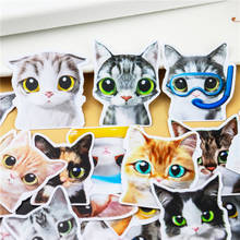 30Pcs/set Cartoon cat Sticker DIY Craft Scrapbooking Album Junk daily Planner Decorative Stickers Planner Diary Decorative 2024 - buy cheap