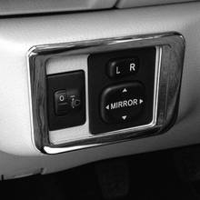 For Toyota Vios/Yaris sedan 2014 2015 2016 Car Styling Accessories ABS Chrome Car Headlamps Adjustment Switch Cover Trim 2024 - buy cheap