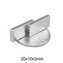 5~100pcs 20x10x3 mm Block Powerful Magnets Bulk Sheet Neodymium Magnetic 20x10x3mm Super Strong Permanent NdFeB Magnet 20*10*3 2024 - buy cheap