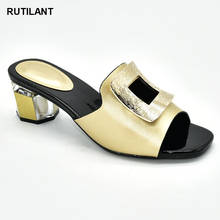 Zapatos de tacón alto italianos de tacón alto, pantuflas de otoño para boda, zapatos de tacón alto para mujer 2024 - compra barato