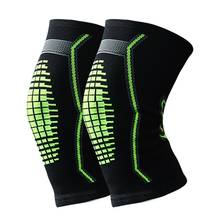 1Pair Fitness Running Cycling Knee Protector Brace Elastic Sport Compression Knee Pads Support Basketball Volleyball Sleeves 2024 - buy cheap