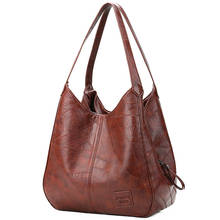 Bolsa de mão feminina vintage, 7 cores, design de luxo, bolsa de ombro feminina, bolsa de mão com alça superior 2024 - compre barato