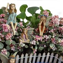 Mini resina musgo micro paisagem decoração ao ar livre fada jardim em miniatura ornamentos anão artesanato vaso de flores acessórios # t3g 2024 - compre barato