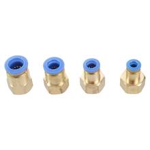 5 Pcs Brass 3/8" Female Thread Straight Pneumatic Joint 10mm 12mm 8mm 6mm Hose Tube  Quick Connectors Air Pipe Fittings 2024 - buy cheap