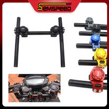 Universal 22mm 28mm motocicleta xmax guiador para yamaha xmax 125 xmax 250 xmax 300 xmax 400 scooter cnc guiador kit de montagem 2024 - compre barato