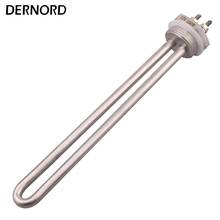 DERNORD Water Heating Element SUS304 DN25 12V 100W DC Immersion Heater Element With 1"BSP Thread Heating Pipe 2024 - buy cheap