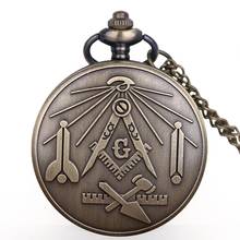 Vintage UK Masonic Freemasonry Design Pocket Watch Best Gift New Design Fob Reasonable Price 2024 - buy cheap