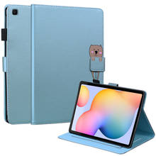 Capa de tablet samsung com estampa de desenhos animados, capa para samsung galaxy tab s6 lite 10.4 2020 p610 p615 embutida 2024 - compre barato