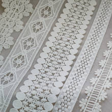 Vintage Cotton lace trim Narrow Cotton trim Floral trim DIY Garment Sewing Wedding Bridal Crafts Home textile Decors, 3 yards 2024 - buy cheap