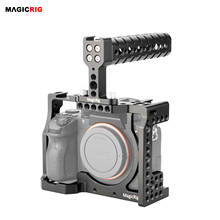 MAGICRIG DSLR Camera Cage with Top Handle for Sony A7RIII /A7III /A7M3 /A7RII /A7II /A7SII Camera 2024 - buy cheap