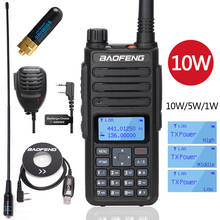 Nuevo Baofeng BF-H6 10W Walkie Talkie 10km transmisor de Radio Ham Transreceiver 136-174/400-470MHz UV-5R Radio de dos vías de caza 2024 - compra barato