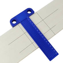 Woodworking Scribe T-type Ruler Hole Scribing Gauge Crossed Feet Crossed-out Tool Aluminum Alloy Carpenter Measuring Tool 2024 - buy cheap