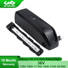 Halilong G56 G70 36V 13Ah 15Ah 18Ah 21Ah 24.5Ah Электрический электровелосипед Аккумулятор для 500W 350W 250W CSC Bafang BBS01 BBS02 велосипедный мотор 2024 - купить недорого