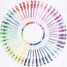 Colors Gel Pen Set 48 Color With Metallic Glitter Sketch Drawing Fineliner Pens Neon Ballpoint Rollerball Pastel Marker School 2024 - buy cheap
