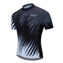 2022 TELEYI men's new cycling Sweatshirt short sleeve breathable quick drying Sweatshirt top MTB Bicycle Shirt customization 2024 - buy cheap