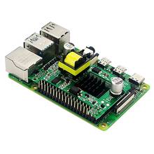 Для Raspberry Pi 4B POE Модуль Power Over Ethernet IEEE 802.3Af стандартные переключатели POE Hat для Raspberry Pi 4 Model B/3B + 2024 - купить недорого