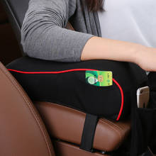 Almohadilla de reposabrazos para asiento de coche, cojín acolchado de espuma viscoelástica para aliviar la fatiga, con paquete de teléfono 2024 - compra barato
