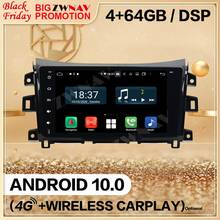 Radio con GPS para coche, reproductor con Android 10, 128G, Carplay, 2 Din, unidad principal, estéreo, para NISSAN NP300, Navara 2014, 2015, 2016, 2017, 2018 2024 - compra barato