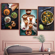 Imágenes de arte de pared, impresiones artísticas en lienzo, pintura de comida, decoración de cocina en el comedor, decoración artística de pared, póster 2024 - compra barato
