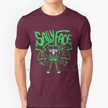 Sallyface Super Gearboy Graphic T Shirt 100% Pure Cotton Sally Face Sally Fisher Gearboy Video Games Super Gearboy Sal Fisher 2024 - buy cheap