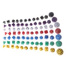 Juego de 12 unids/set de dados poliédricos de varios lados D4, D6, D8, D10, D12, D20, D24, D30, D60, venta al por mayor y envío directo 2024 - compra barato