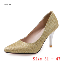 High Heels Women Pumps High Heel Shoes Stiletto Woman Party Wedding Shoes Kitten Heels Small Plus Size 31 - 47 2024 - buy cheap