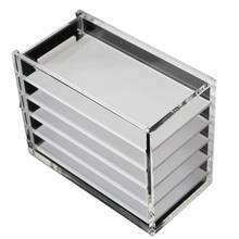 Clear 5 Layers Eyelash Storage Box Makeup Organizer False Eyelashes Glue Pallet Holders Grafting Eyelashes Extension Makeup To 2024 - buy cheap