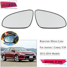 ZUK For Aurion / CARMY V50 2012-2016 For TOYOTA Outer Rearview Side Mirror Glass Lens With Heating Heated 2024 - buy cheap