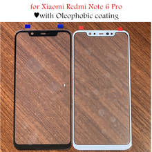 Сенсорный экран для Xiaomi Redmi Note 6 Pro, сенсорная стеклянная панель, сенсорная панель, внешнее Переднее стекло, запасные части, ремонт 2024 - купить недорого