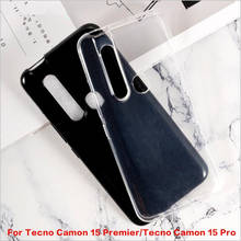 Чехол для Tecno Camon 15 Premier, противоударный мягкий чехол из ТПУ для Tecno Camon 15 Pro, противоскользящий силиконовый защитный чехол-накладка 2024 - купить недорого