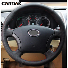 CARDAK Hand-stitched Leather Car Steering Wheel Covers For Great Wall Haval Hover H3 H5 Wingle 3 Wingle 5 Car accessories 2024 - buy cheap