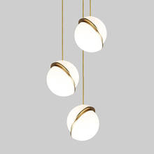 Luminária pendente moderna pendente suspensa, luminária de vidro para sala de estar, restaurante, deco maison, luzes suspensas