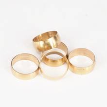 5pcs Fit 18mm O/D Tube Brass Fit Compression Sleeve Fitting Sleeve Ferrule Ring 2024 - buy cheap