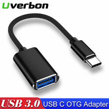 Metal USB-C OTG Cable Type-C Male to USB 2.0 Female  Converter For Samsung S10 S9 Macbook Xiaomi Mi8 Huawei USB2.0 to Type-C OTG 2024 - buy cheap