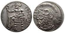G (08) tarsus pharnabazo satrap de cilicia 380-3743 bc prata chapeado cópia moeda 2024 - compre barato