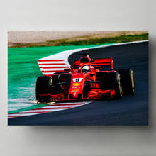 Modern Canvas Painting 2018 Ferraris SF71H F1 Racing Sport Car Posters and Prints for Living Room Decor 2024 - buy cheap