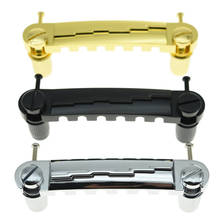 KAISH Chrome/ Black/ Gold Electric Guitar Wraparound Bridge Tailpiece for LP JR 2024 - buy cheap
