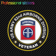 82nd Airborne Division Veteran Sticker Vinyl Fort Bragg Nc Parachute Assault Stickers for Car, RV, Laptops, Motorcycles 2024 - buy cheap