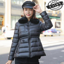 Jacket Winter Down Women Warm 20% White Goose Down Coat Female Real Rex Rabbit Fur Clothes 2021 Thick Overcoat Hiver M20a   2024 - buy cheap