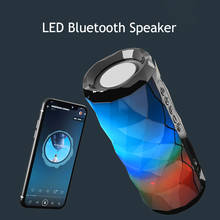 Bluetooth-Колонка TWS 5,0, 1200 мА ч, беспроводная, со светодиодный светильник кой 2024 - купить недорого