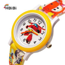 Relógio de pulso infantil estilo aeronave, relógio de pulso colorido de silicone de quartzo para crianças, meninos e meninas 2024 - compre barato