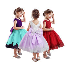 Vestido de Navidad para niñas pequeñas, elegante vestido de princesa, vestidos de fiesta de año nuevo, ropa para niños, vestido con diadema 2024 - compra barato