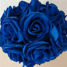 200x casamento azul real centerpices flores por atacado flores artificiais bouquet azul real 2024 - compre barato