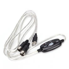 Cable USB MIDI de teclado a PC, convertidor de PC a música, Cable de teclado, 16 canales MIDI, en stock 2024 - compra barato