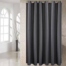 Cortina de ducha de Color gris oscuro, cubierta de baño impermeable para bañera, ganchos Extra grandes anchos, 35 Uds. 2024 - compra barato