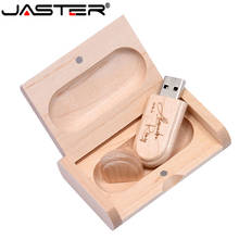 JASTER (free custom logo) maple wooden USB+ box usb flash drive pendrive 4GB 8GB 16GB 32GB 64GB 128GB photography wedding gift 2024 - buy cheap